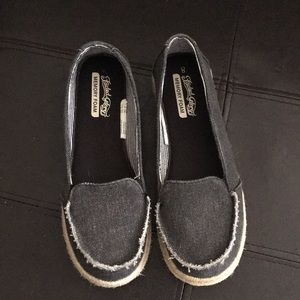 Denim Slip Ons